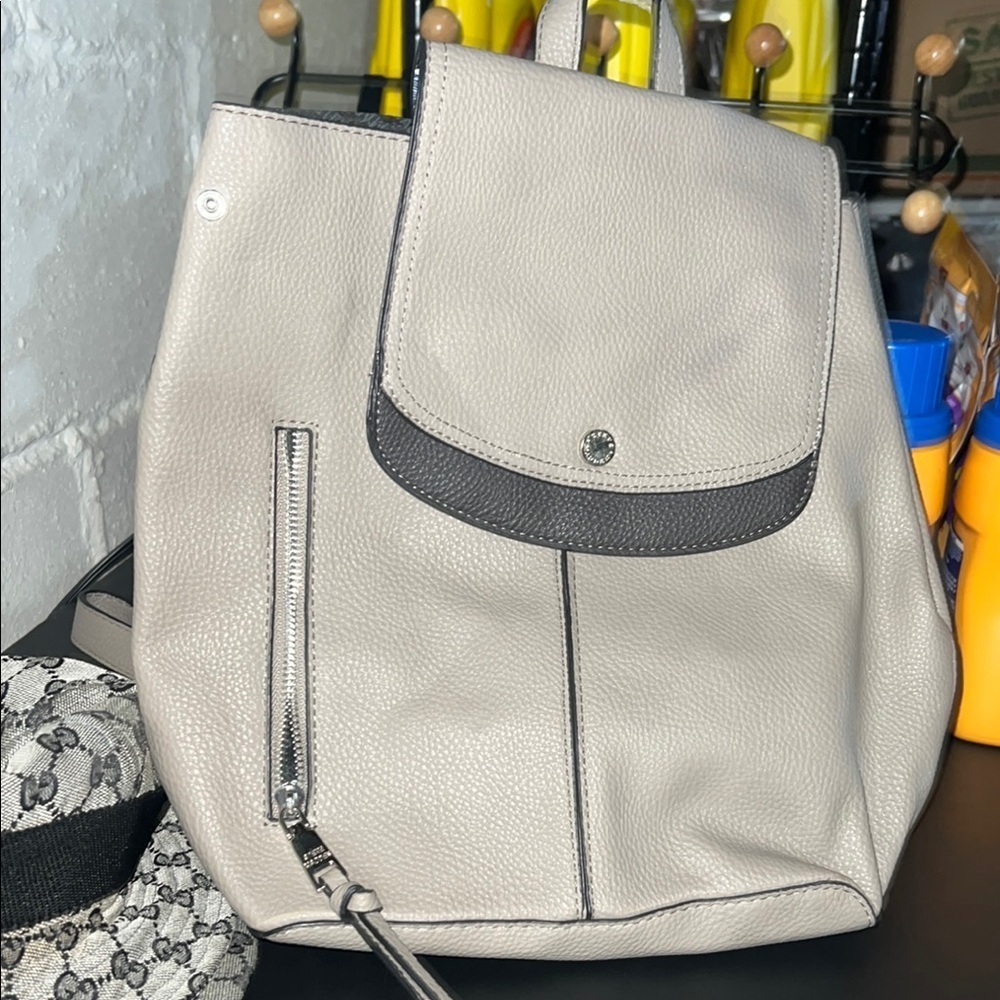 Elegant Gray and Black Steve Madden Women's Backpack